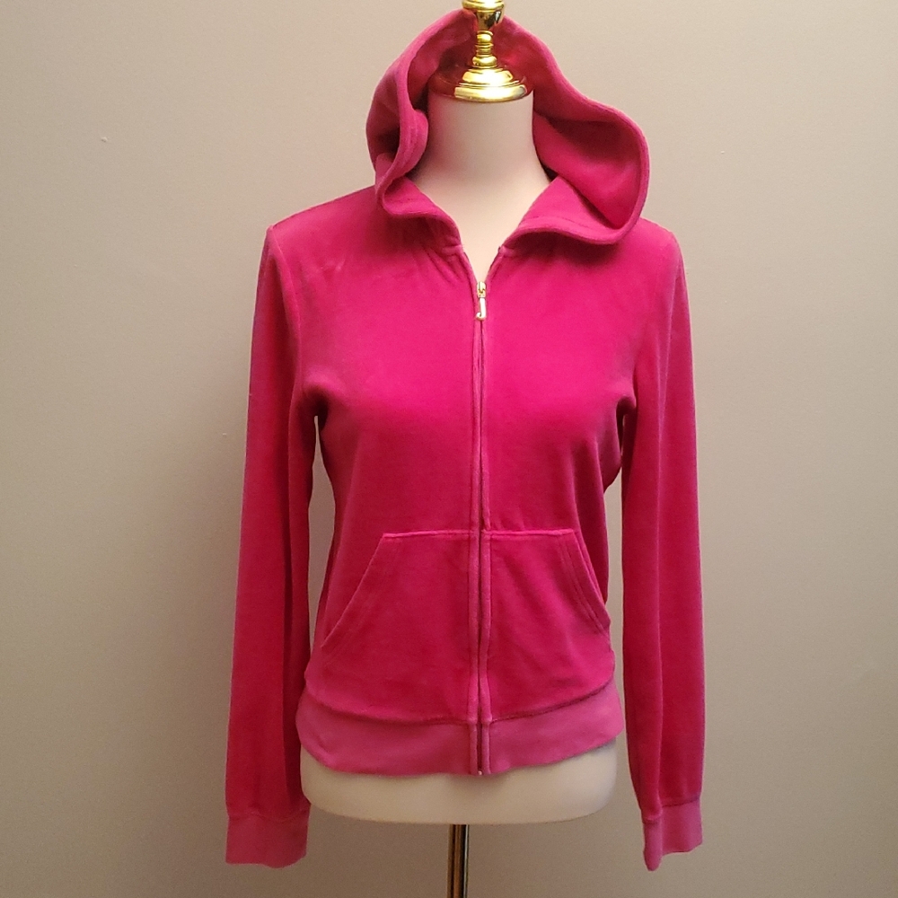 Juicy Couture Fuchsia Zip-Up Hoodie